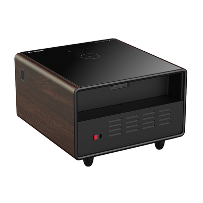 Refrigerateur à table à café intelligente, refroidisseur de vin rouge, meuble à porte en verre imprimé en 3D