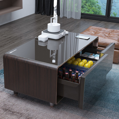 Meubles de salon Primst Chargement sans fil Table à café intelligente et mini-table de côté
