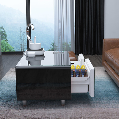 Meubles de salon Primst Chargement sans fil Table à café intelligente et mini-table de côté