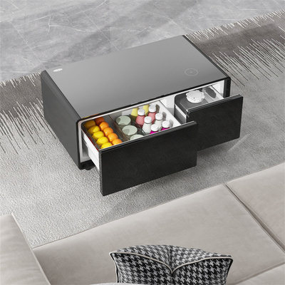 Installation Chargement sans fil intégré pour bureau et maison Table à café multifonctionnelle