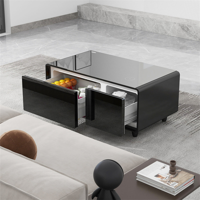 Installation Chargement sans fil intégré pour bureau et maison Table à café multifonctionnelle