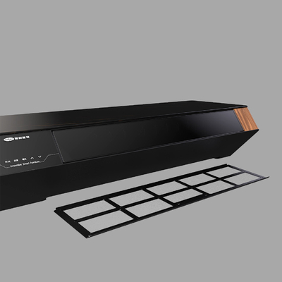 Armoire de table de télévision en bois moderne avec climatiseur LED tactile électrique multifonctionnel