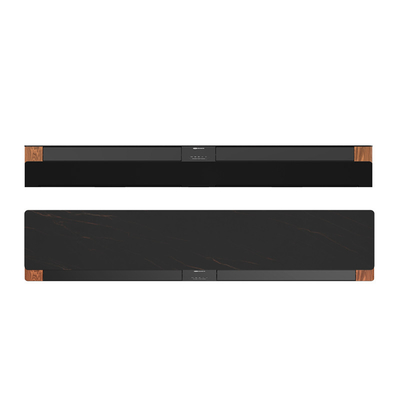 Armoire de table de télévision en bois moderne avec climatiseur LED tactile électrique multifonctionnel