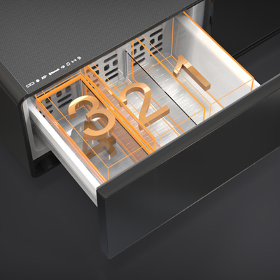 Meubles de maison multifonctionnels Recharge sans fil Réfrigérateur tiroir Mini Table de côté