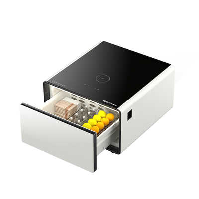 Table à café intelligente avec charge sans fil et réfrigérateur automatique de remplissage d'eau 93