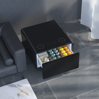 Couleur personnalisable de l' acier inoxydable maison réfrigérateur intelligent mini réfrigérateur tiroir congélateur