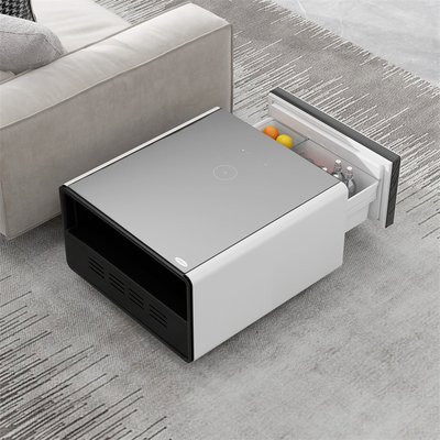 65L Cubage Mini Smart Table à thé avec recharge sans fil et tiroir réfrigéré