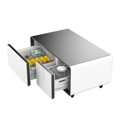TB90 Smart Table à café refroidisseur tiroir Chargement sans fil et deux ports USB par Primst
