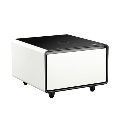 Meubles de chambre modernes Chargement sans fil Table à café intelligente avec réfrigérateur intégré 65L