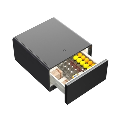 Chargement sans fil Table d'à côté pour le thé intelligent avec compresseur et tension 110-240V pour la chambre