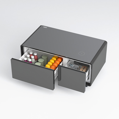 Table à café intelligente avec haut-parleur réfrigérateur intégré et lumière LED 2024 Primst Design