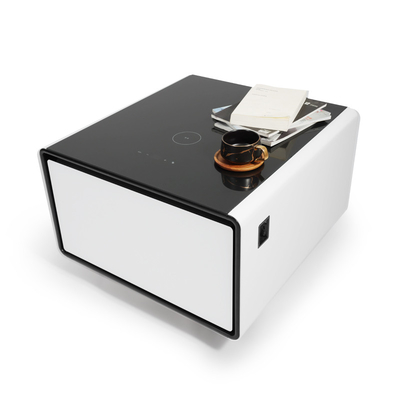 Réfrigérateur de table à café intelligent de 65L avec charge sans fil et conception concise