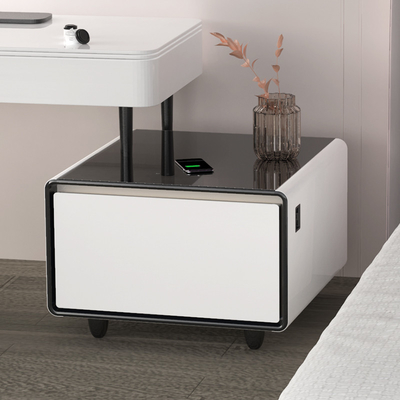 Réfrigérateur de table à café intelligent de 65L avec charge sans fil et conception concise