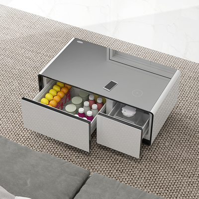 Réfrigérateur intelligent 220V/110V avec fonction de congélation et charge sans fil