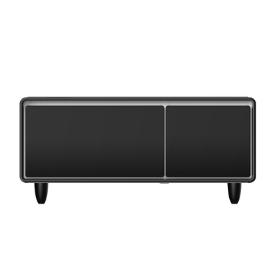 Table de meubles intelligents avec mini réfrigérateur à tiroir congelé de 28L et recharge sans fil