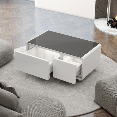 Réfrigérateur portable intelligent de 60 à 99 litres avec verre trempé et commutateur de température contrôlé